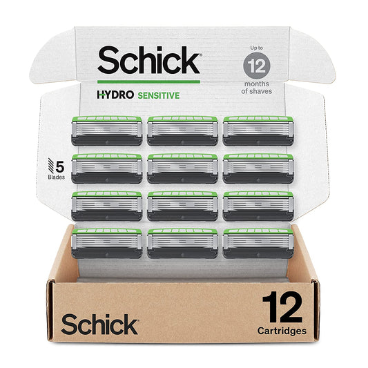 Schick Hydro Sensitive Refills — Schick Razor Refills for Men, Men’s Razor Refills
