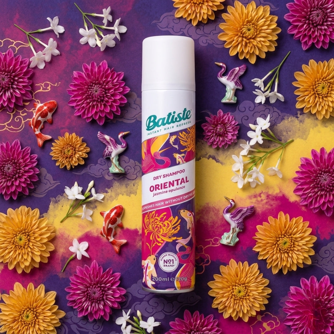 Batiste Dry Shampoo Oriental Jasmine Opulence, 200 ml / 120 g