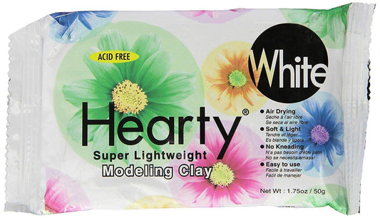Activa Hearty Super Lightweight Air Dry Clay (White)