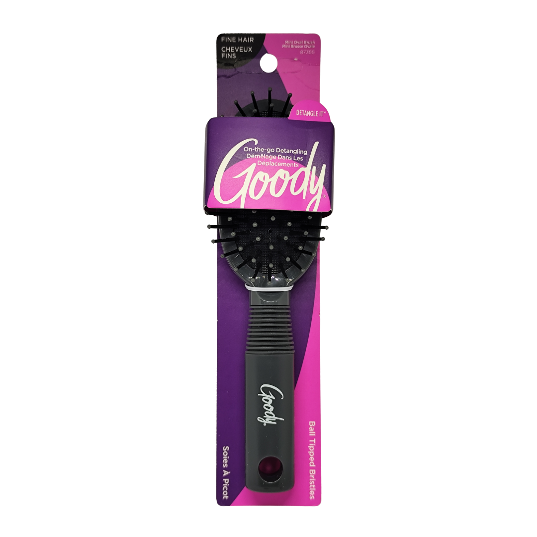 Goody Mini Oval Brush with Ball Tip Bristle, 1 Piece
