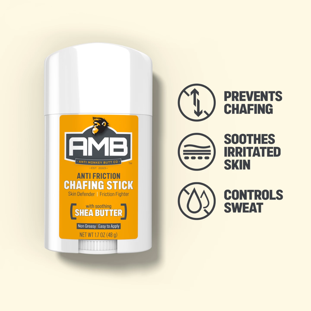 AMB Anti Friction Chafing Stick for Skin, 1.7 oz / 48 g