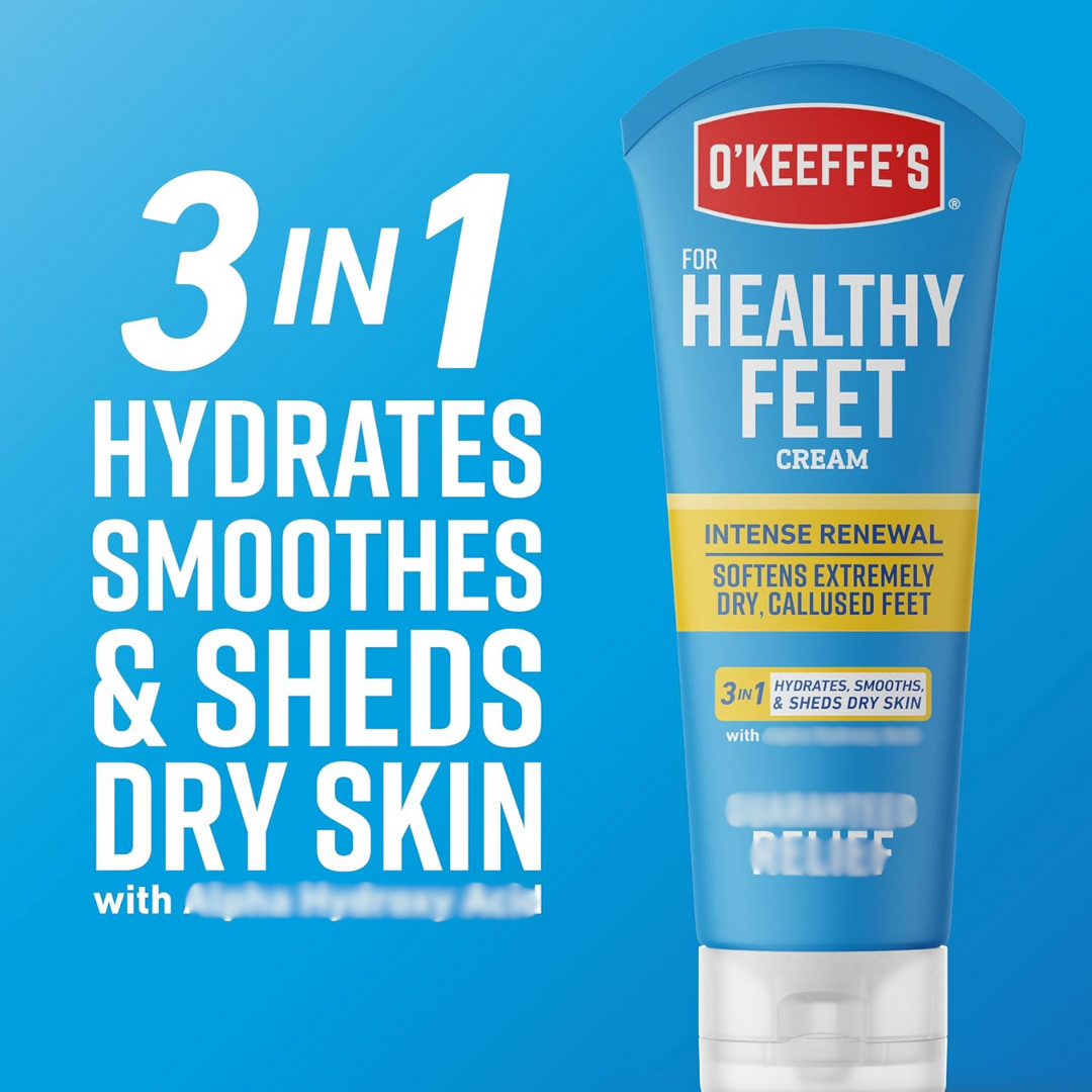 O'Keeffe's Healthy Feet Cream Intense Renewal, 3 oz / 85 g