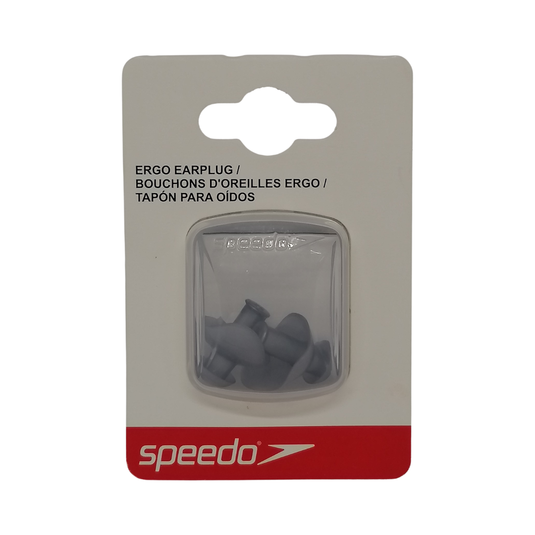 Speedo Ergo Ear Plugs Silver, 1 Pair