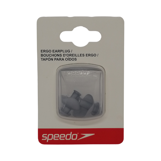 Speedo Ergo Ear Plugs Silver, 1 Pair