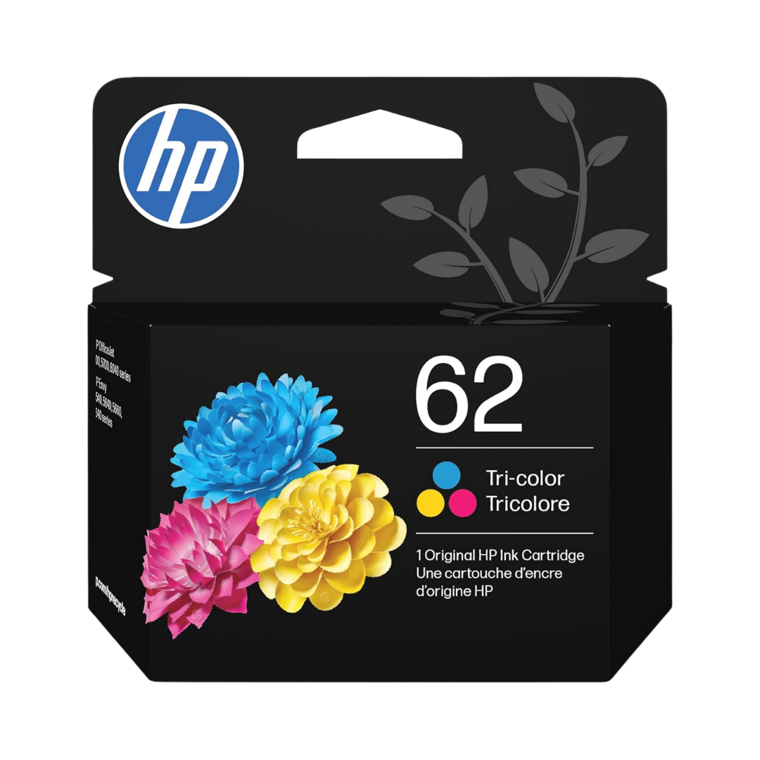 HP 62 Ink Cartridge Tri-Color C2P06AN