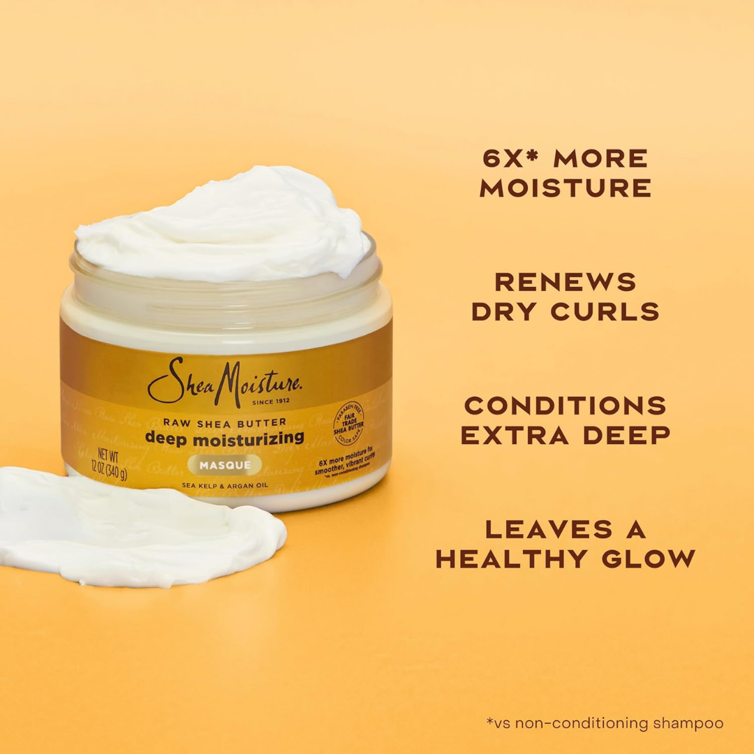 Shea Moisture Raw Shea Butter Deep Moisturizing Hair Masque, 11.5 oz / 326 g