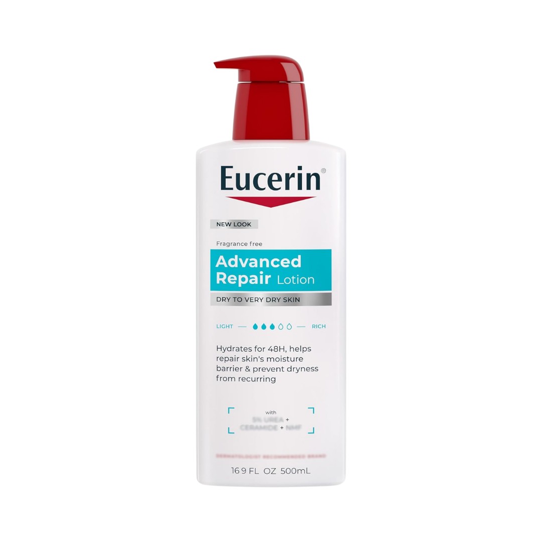 Eucerin Advanced Repair Lotion Dry to Very Dry Skin, 16.9 oz / 500 ml
