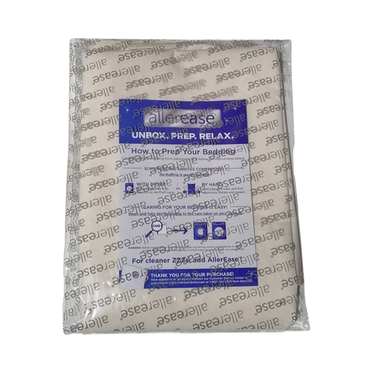 AllerEase Zippered Pillow Protector King Size 20" x 36", 2 Pcs