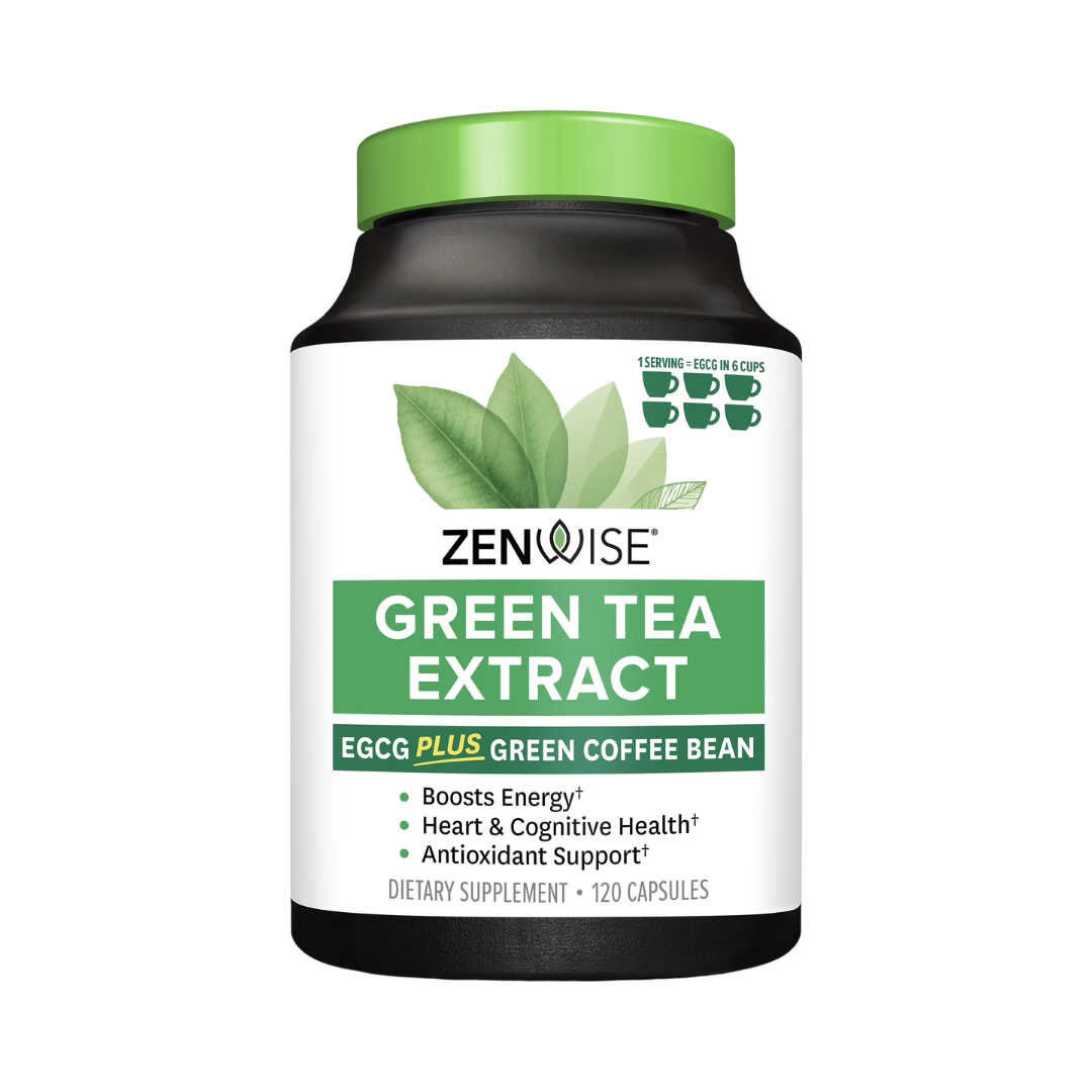 Zenwise Green Tea Extract Supplement, 120 Capsules