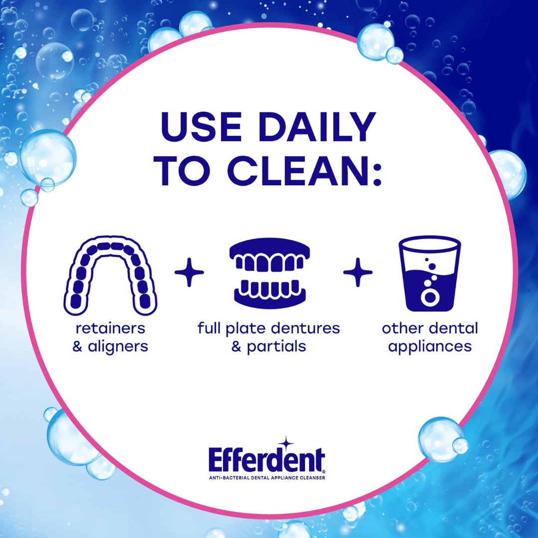 Efferdent Denture Cleanser Complete Clean, 44 Tablets