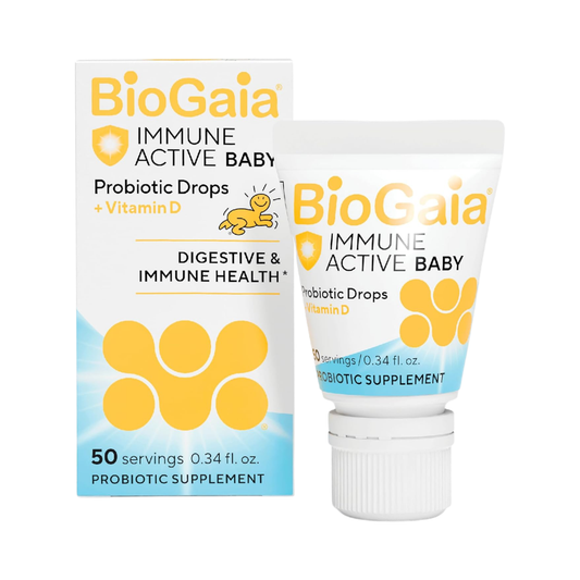 BioGaia Immune Active Baby Probiotic Drops + Vitamin D 50 Servings, 0.34 oz
