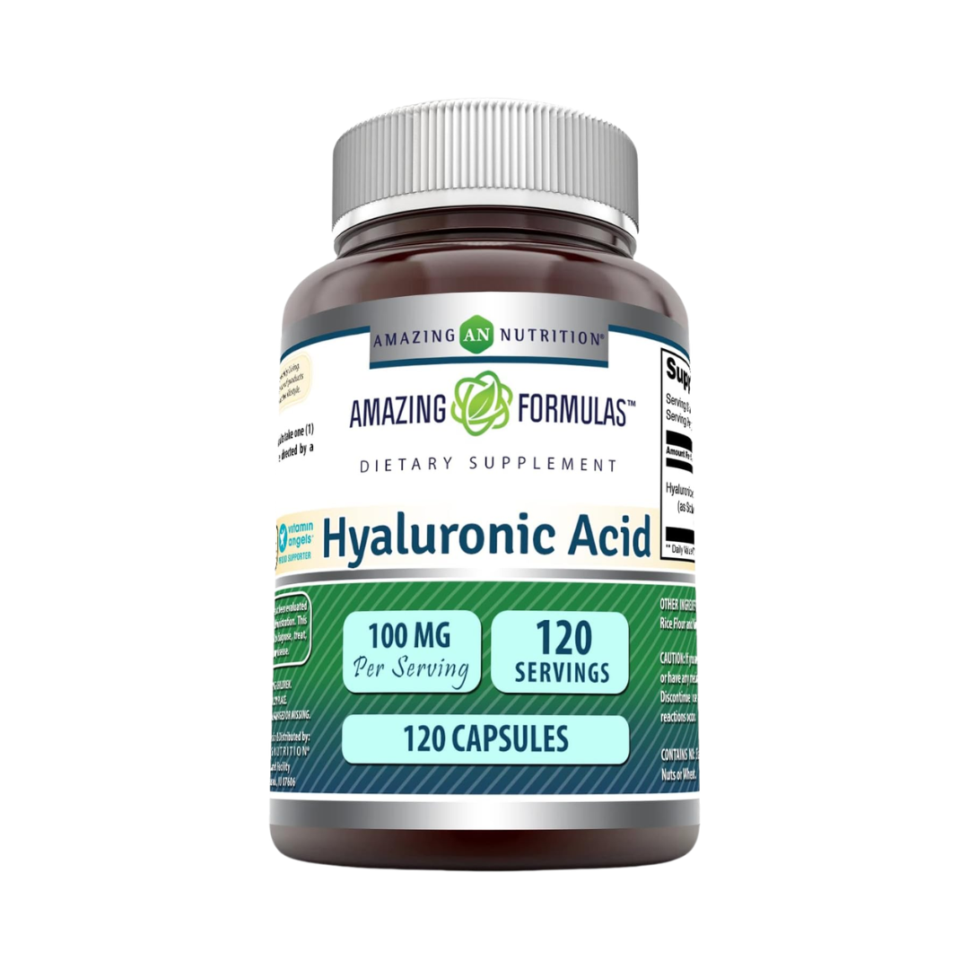 Amazing Formulas Hyaluronic Acid 100 mg, 120 Capsules