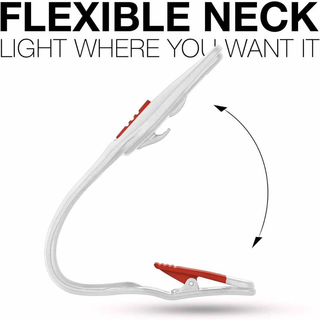 Energizer Clip on Book Light for Reading in Bed, LED Reading Light for Books and Kindles