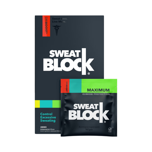 Sweat Block DriBoost Wipes, 10 Count (PACKAGING MAY VARY)