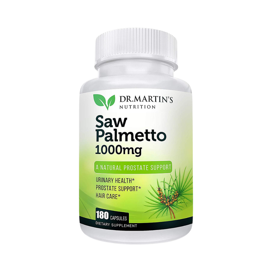 Dr. Martin's Saw Palmetto 1000 mg, 180 Capsules