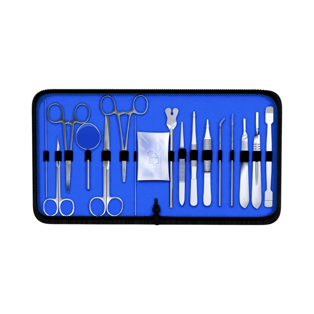 Core Flex Biology Lab Dissection Tool Set Stainless Steel, 38 Count