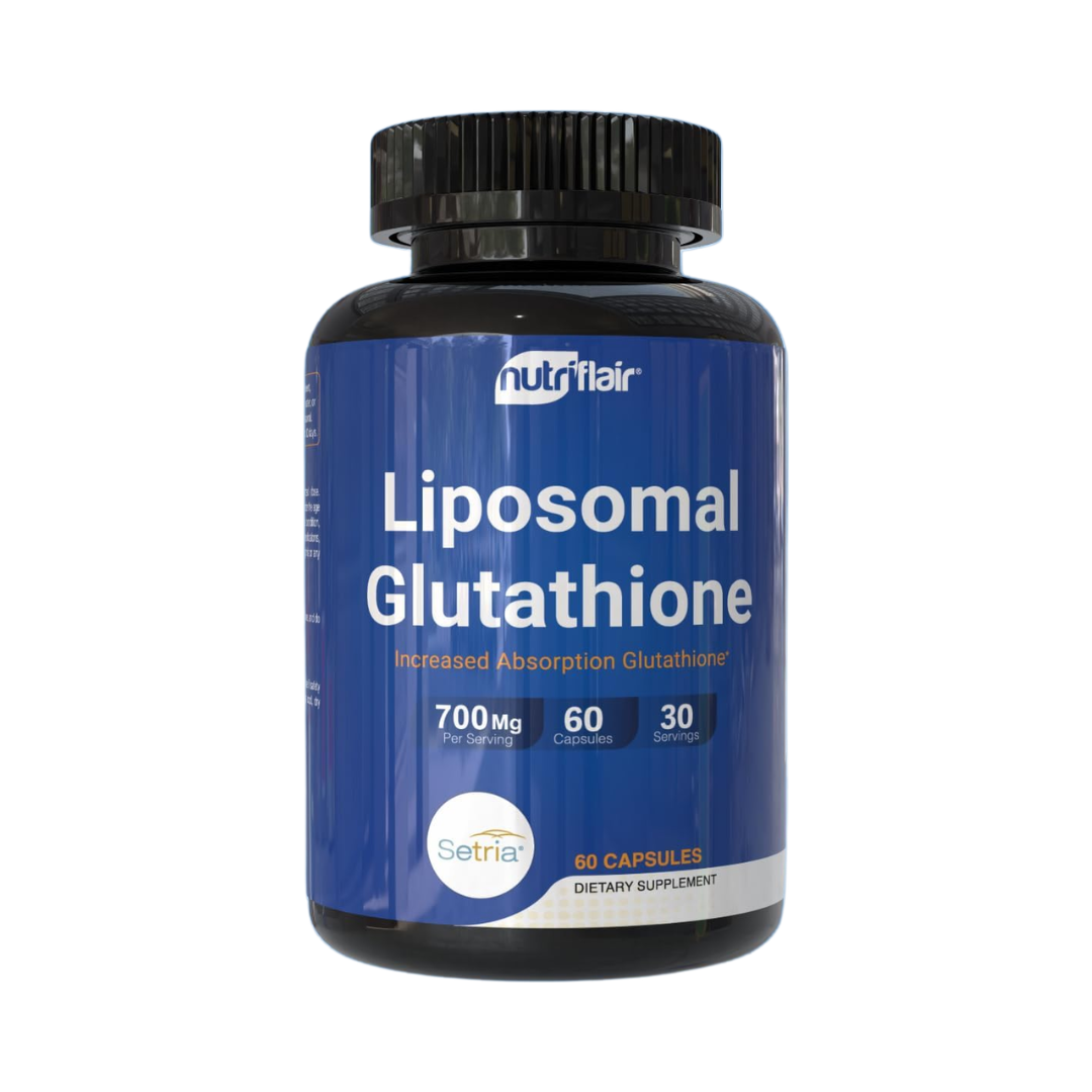 NutriFlair Liposomal Glutathione 700 mg, 60 Capsules