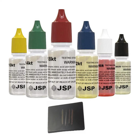 Gold Testing Acid Solutions  JSP Metal Kit (6 Bottles)