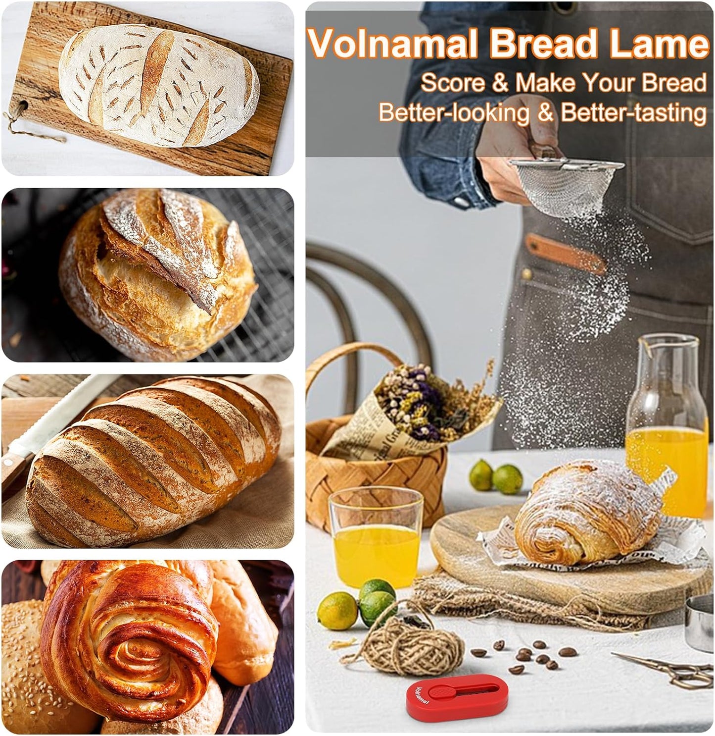 Volnamal Bread Lame Retractable & Magnetic