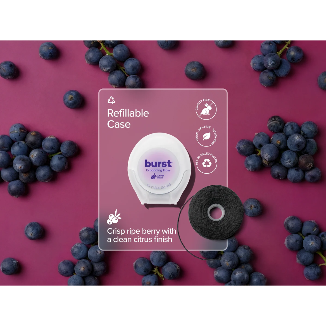 Burst Expanding Floss Juniper Berry, 40 yards / 36.5 m