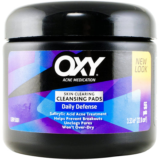 Oxy Daily Defense Cleansing Pads Maximum, 55 Pads