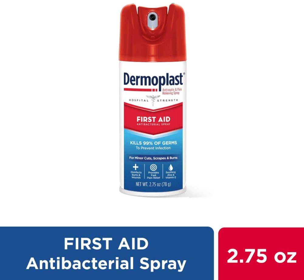 Dermoplast First Aid Spray for Minor Cuts, Scrapes and Burns, 2.75 oz. / 78g