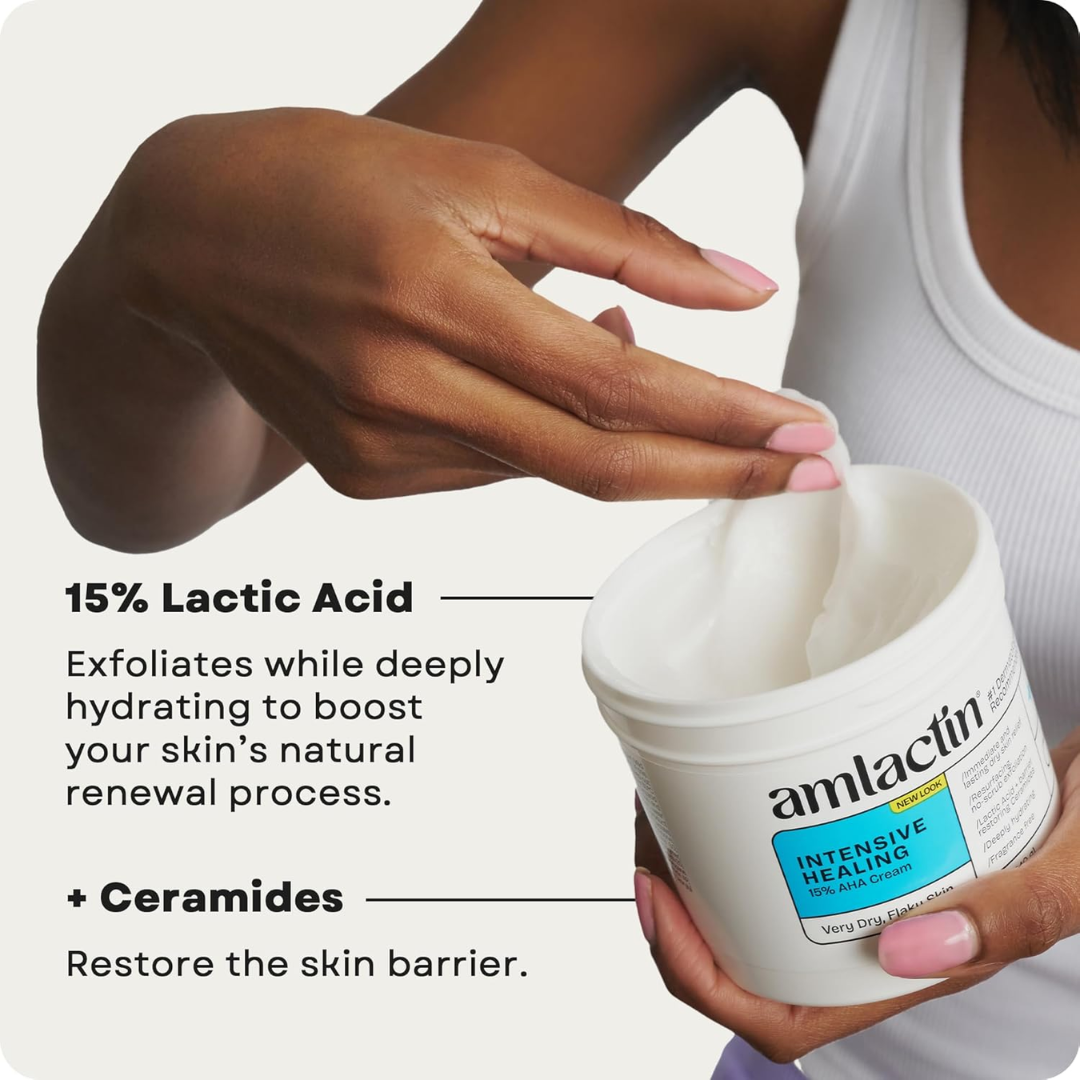 AmLactin Intensive Healing 15% AHA Cream, 12 oz / 340 g