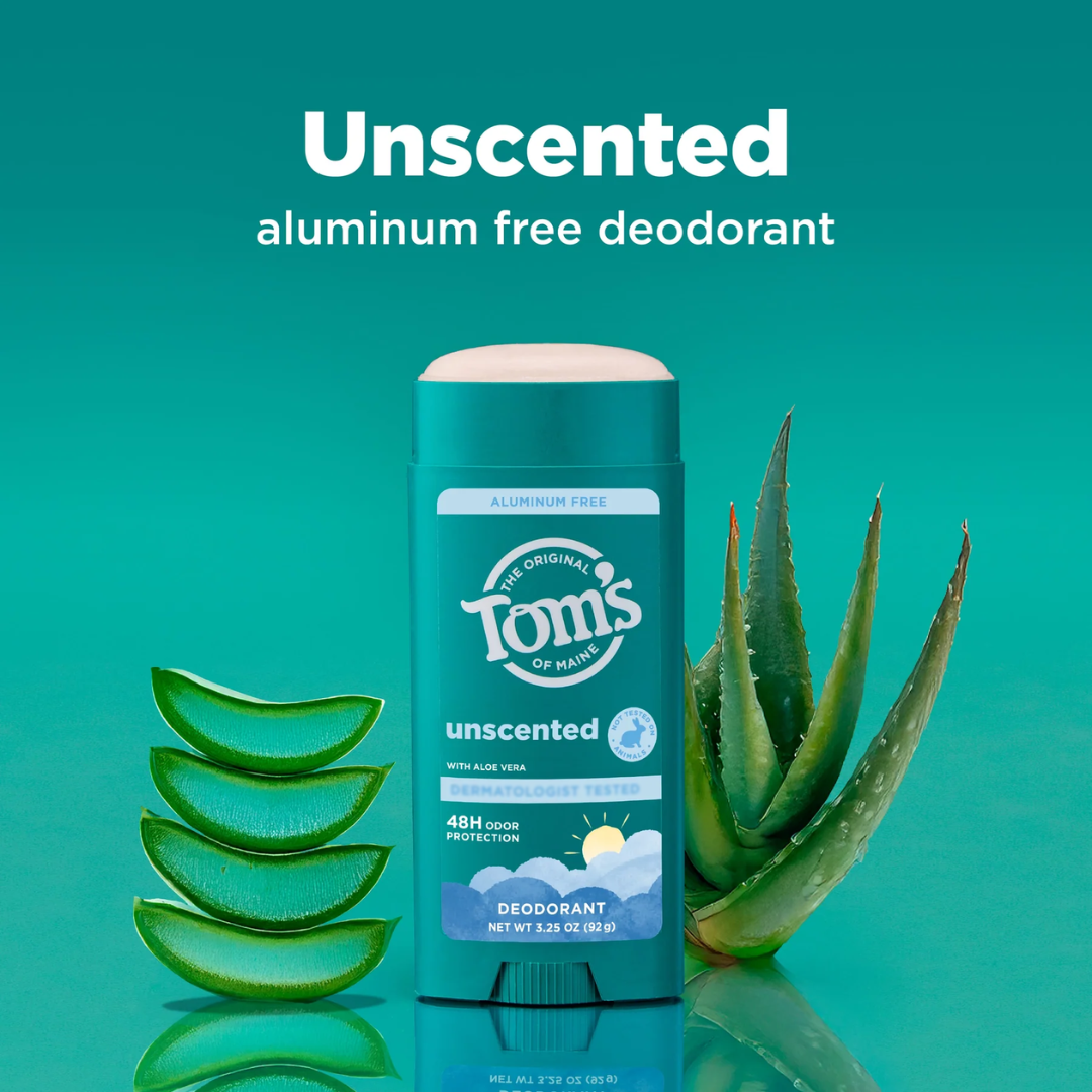 Tom's of Maine Original Unscented Deodorant, 3.25 oz / 92 g
