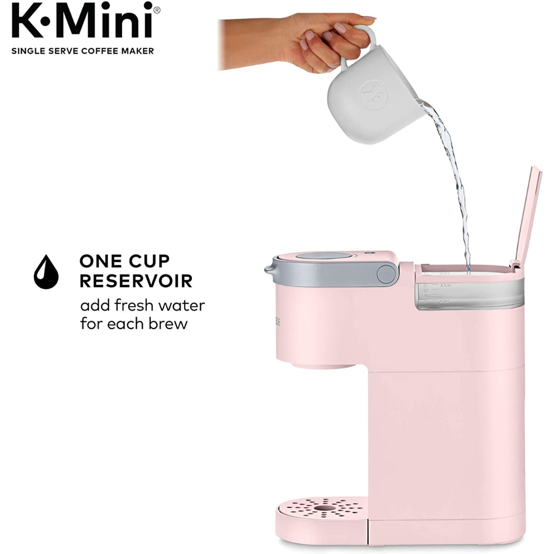 Keurig K-Mini Single Serve Coffee Maker K-Cup Brewer Dusty Rose, 6–12 oz