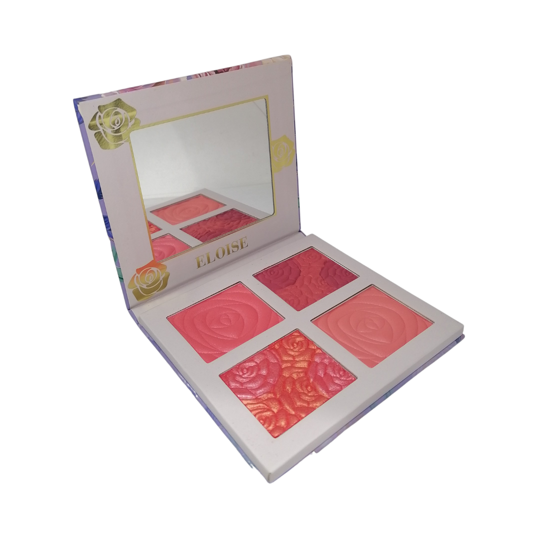 ELOISE Secret Garden 3D Blush N Glow Palette, 4 Shades