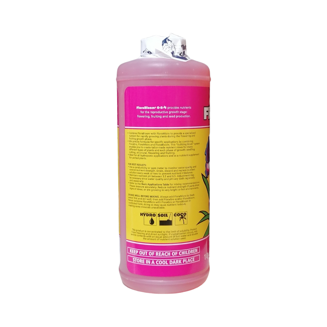 General Hydroponics Advanced Nutrient System FloraBloom, FloraGro & FloraMicro, 946 ml