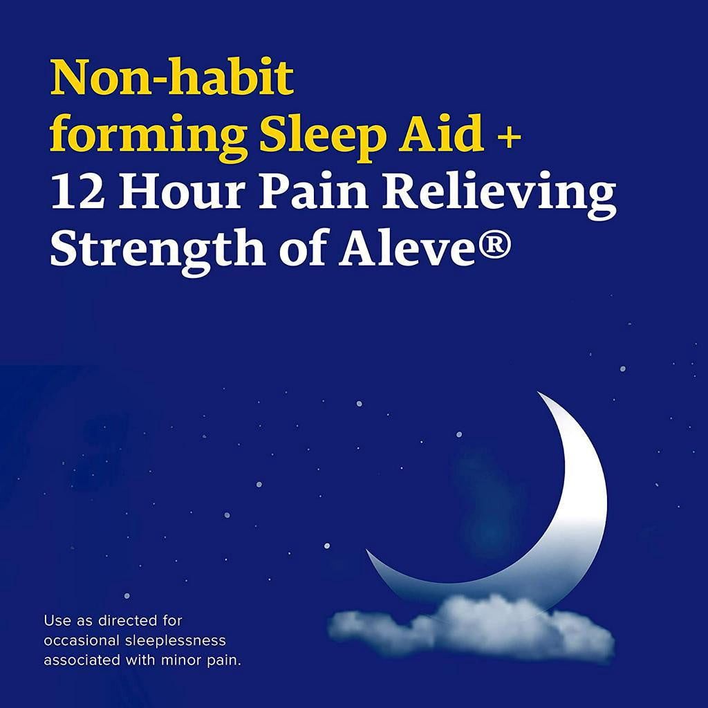 Al e ve PM Caplets, Nighttime Sleep Aid, Reliever, 80 Caplets (Easy Open Cap)