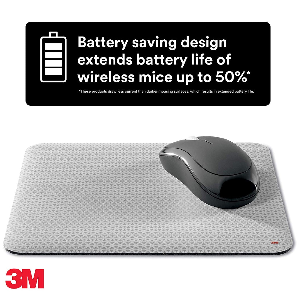 3M Precise Mouse Pad Extends the Battery Life of Wireless Mice MP114-BSD1