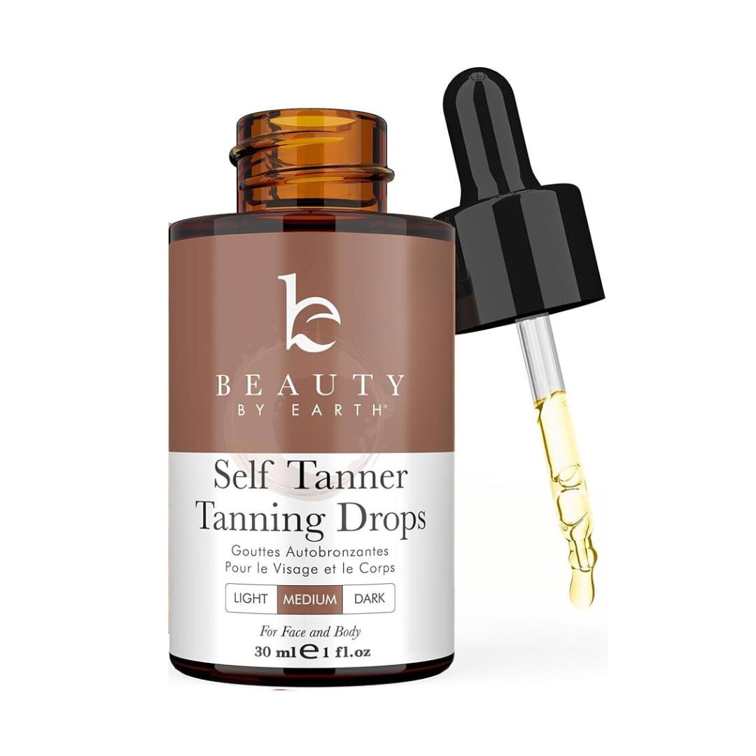 Beauty by Earth Self Tanning Drops Medium For Face & Body 30ml