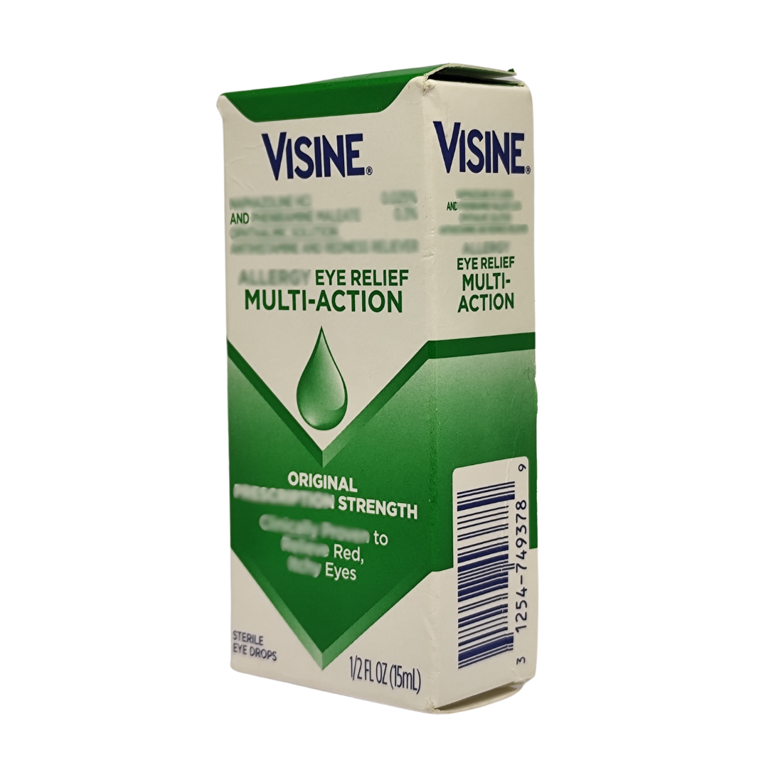 Visine Original Eye Relief Multi-Action Eye Drops, 1/2 fl. oz. / 15