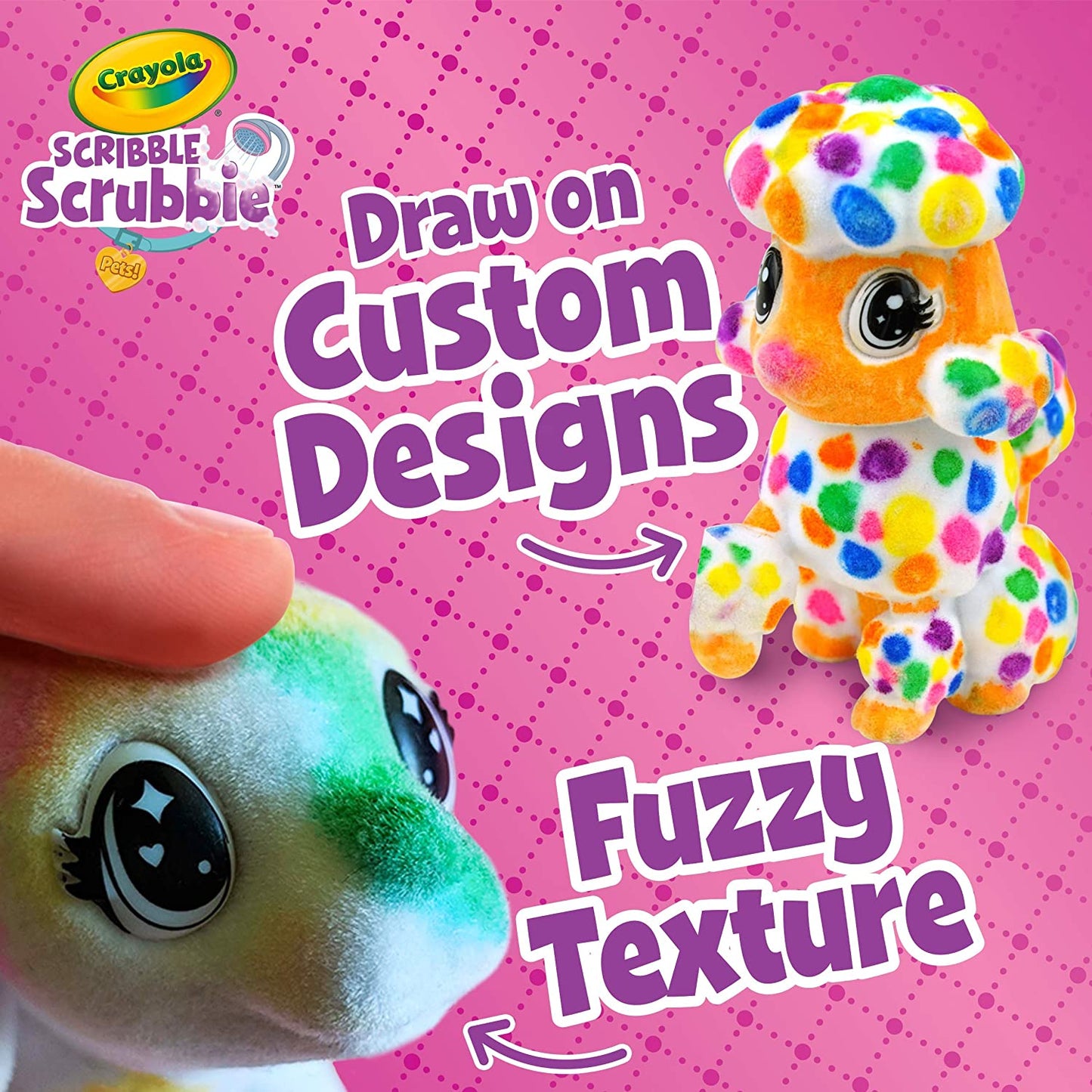 Crayola Scribble Scrubbie Pets Scrub Tub Animal Toy Set, Gift for Kids, Ages 3+