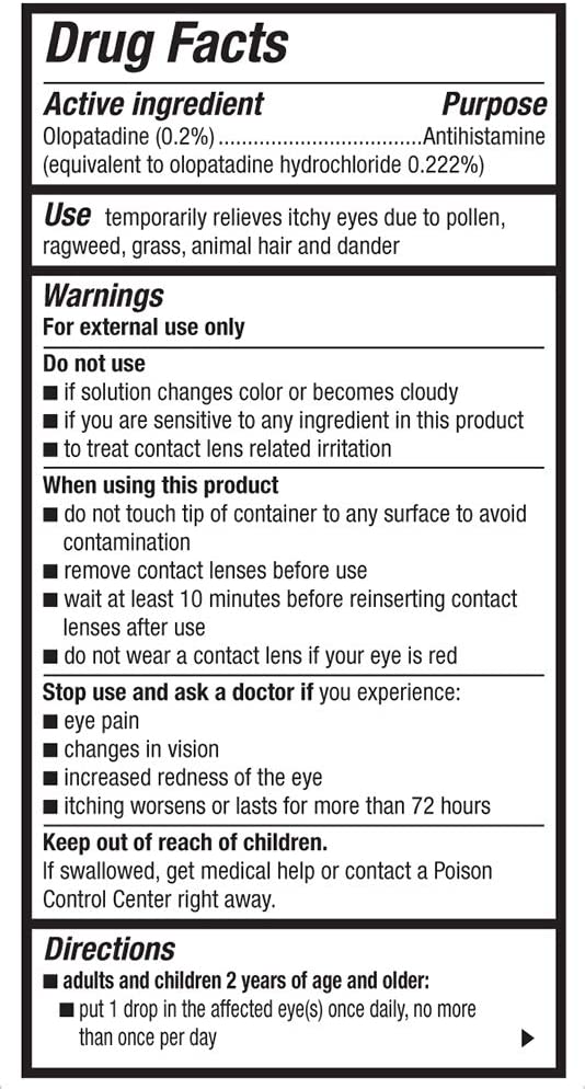Alcon Pataday Once Daily Relief, Eye Itch Relief, 0.085 fl.oz each (Twin Pack)