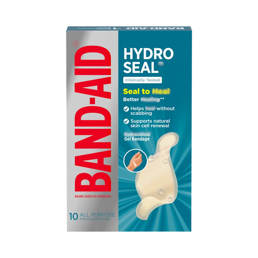 Band-Aid Brand Adhesive Gel Bandage Hydro Seal, 10 All Purpose