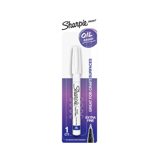 Sharpie Oil-Based Paint Marker, Extra Fine Point, White