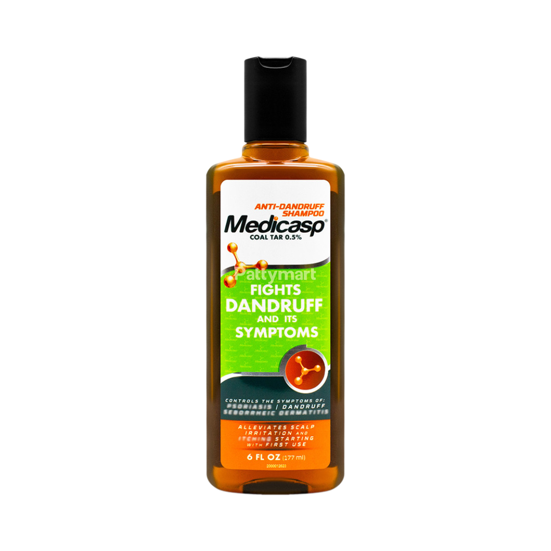 Medicasp Coal Tar Gel Anti-Dandruff Shampoo, 6 fl.oz / 177ml