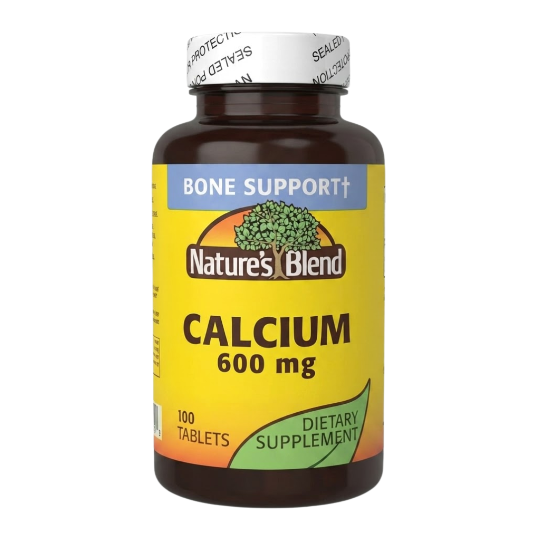 Nature’s Blend Calcium 600 mg, 100 Tablets