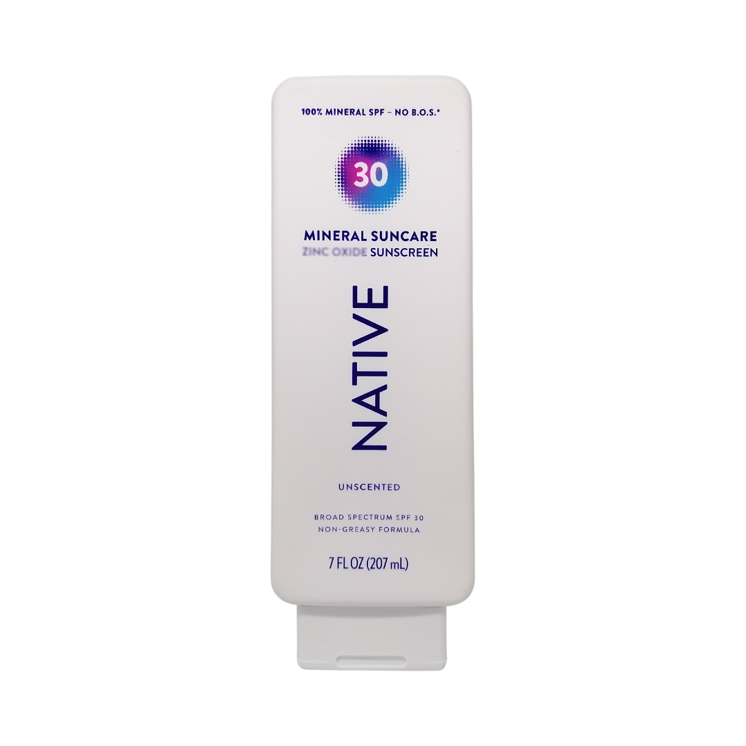 Native Mineral Sunscreen SPF 30, 7 oz / 207 ml