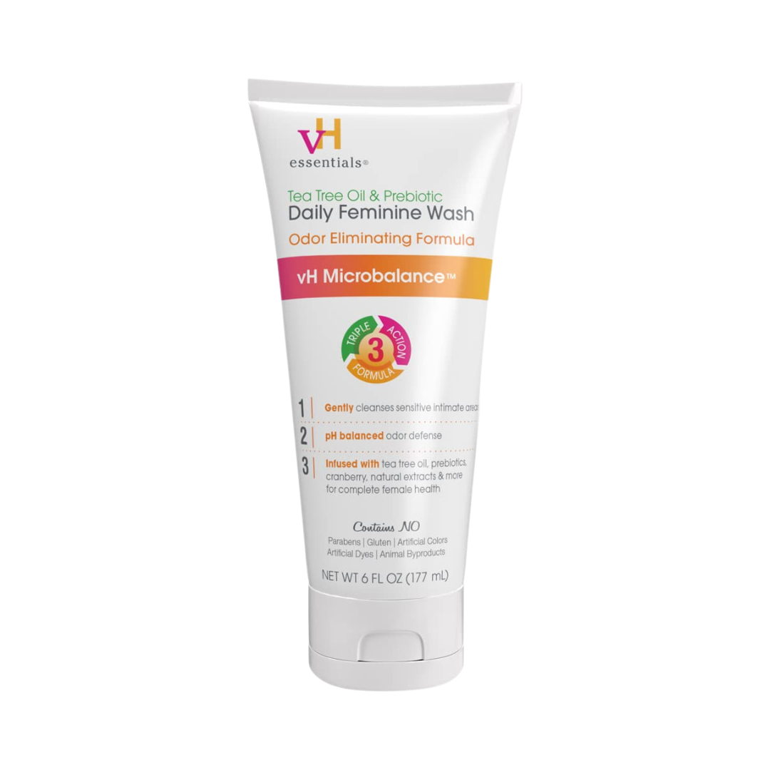 vH Essentials Daily Feminine Wash Microbalance, 6 oz / 177 ml