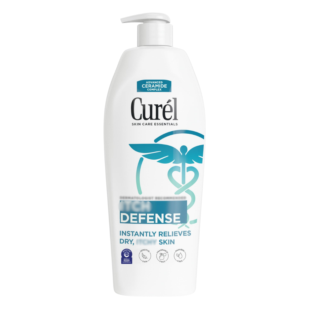 Curel Skincare Itch Defense Calming Body Lotion for Dry, Itchy Skin, 13 oz