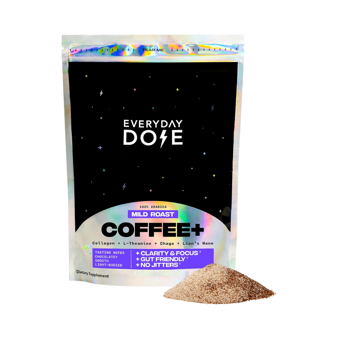Everyday Dose Mild Roast Coffee+, 7.7 oz / 219 g
