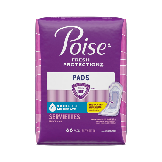 Poise Fresh Protection Moderate, 66 Pads