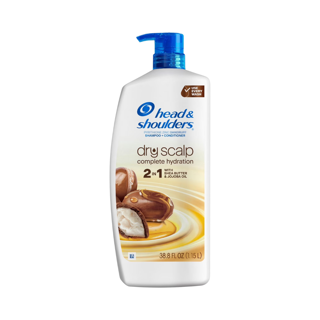 Head & Shoulders Shampoo + Conditioner Dry Scalp Complete Hydration 2in1, 38.8 oz / 1.15 l