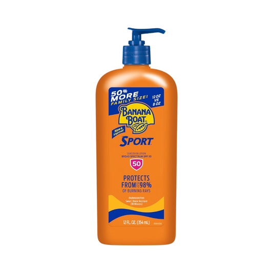 Banana Boat Sport Sunscreen Lotion SPF 50, 12 oz / 354 ml