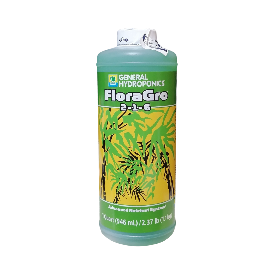 General Hydroponics Advanced Nutrient System FloraBloom, FloraGro & FloraMicro, 946 ml