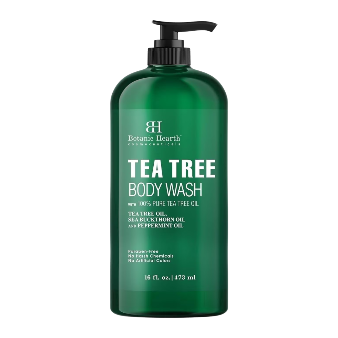 Botanic Hearth Tea Tree Body Wash, 16 oz / 473 ml